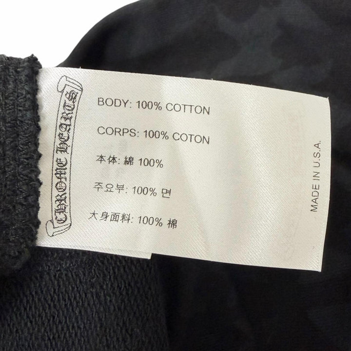 Excellent CHROME HEARTS Pants CEMETARY PRINT SWEAT PANTS