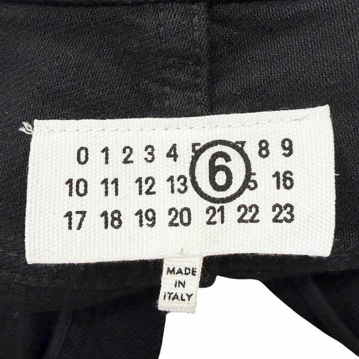 Excellent MM6 Maison Margiela Denim pants wide black cotton mens 28 S52LA0239