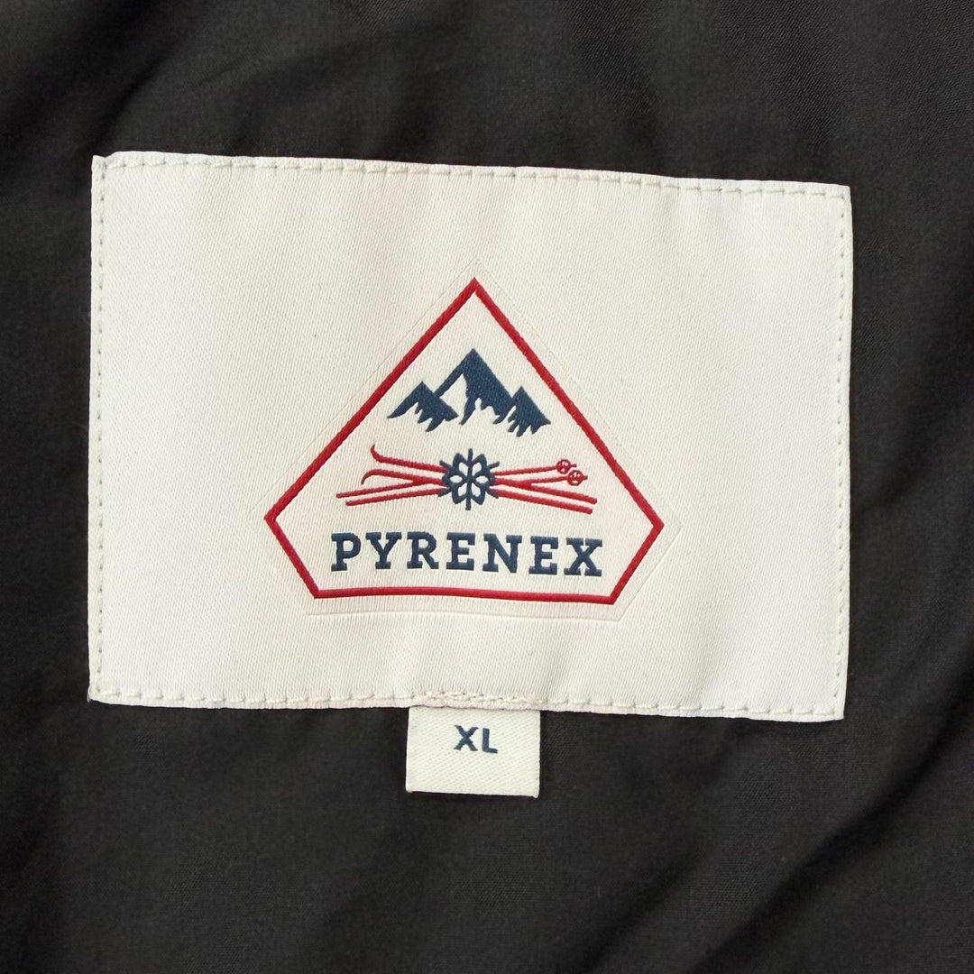 Pristine Pyrenex Down jacket SPOUTNIC MINI RIPSTOP Logo patch hooded black
