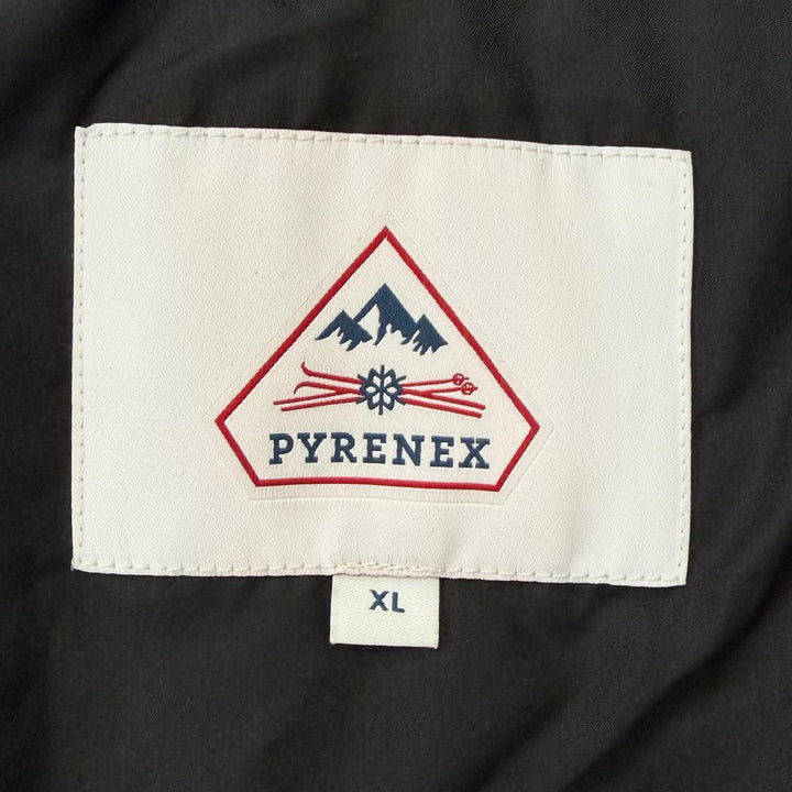 Pristine Pyrenex Down jacket SPOUTNIC MINI RIPSTOP Logo patch hooded black