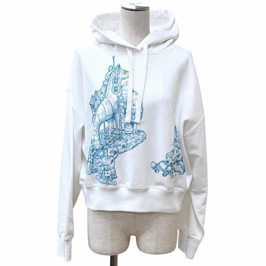 Pristine GUCCI hoodie Yuko Higuchi white cotton Women 853426