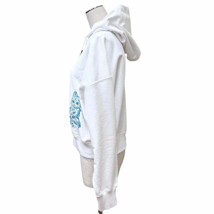 Pristine GUCCI hoodie Yuko Higuchi white cotton Women 853426