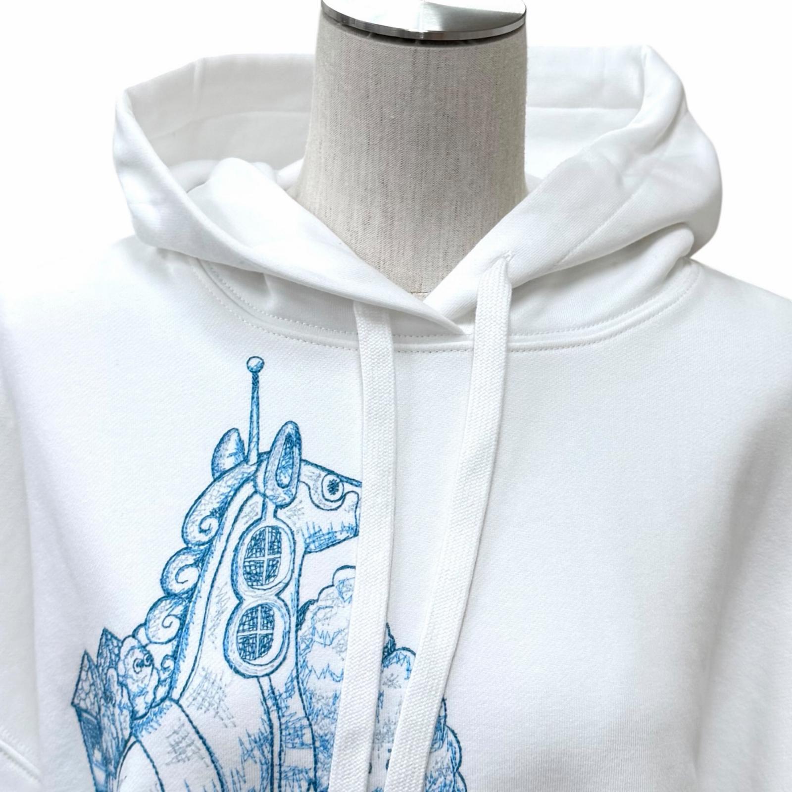Pristine GUCCI hoodie Yuko Higuchi white cotton Women 853426