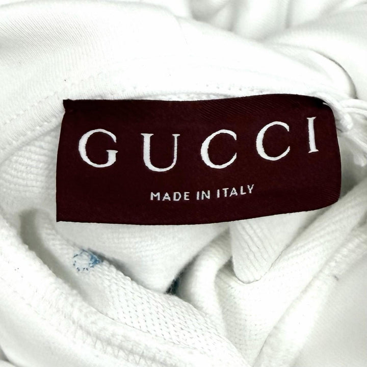 Pristine GUCCI hoodie Yuko Higuchi white cotton Women 853426