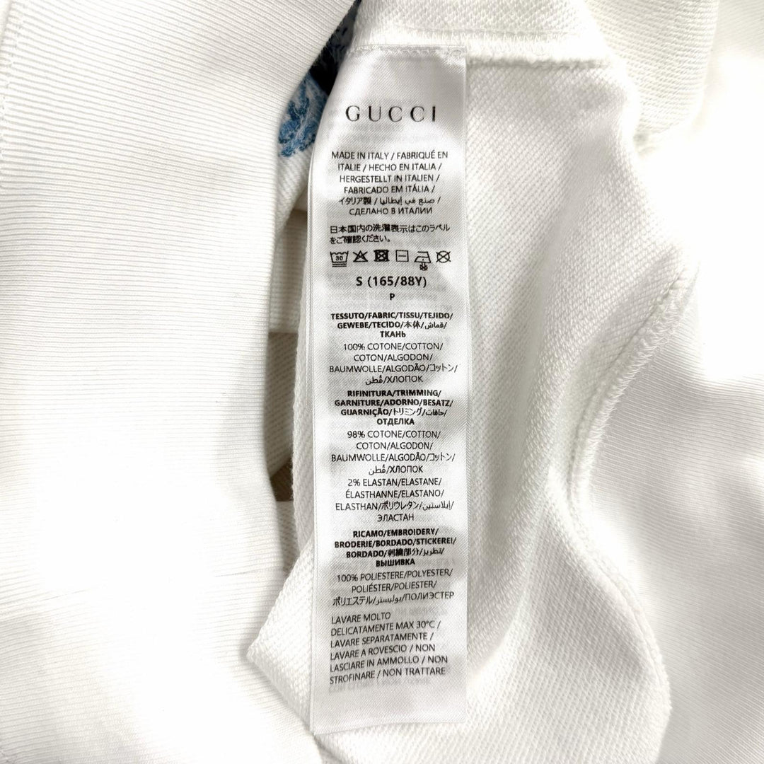 Pristine GUCCI hoodie Yuko Higuchi white cotton Women 853426