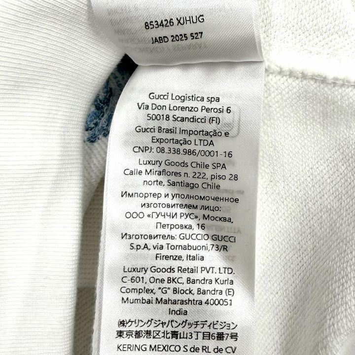 Pristine GUCCI hoodie Yuko Higuchi white cotton Women 853426