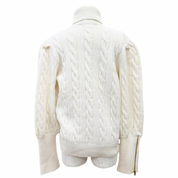 Excellent GUCCI×THE NORTH FACE knit Logo embroidery, sleeve zip design L 671689