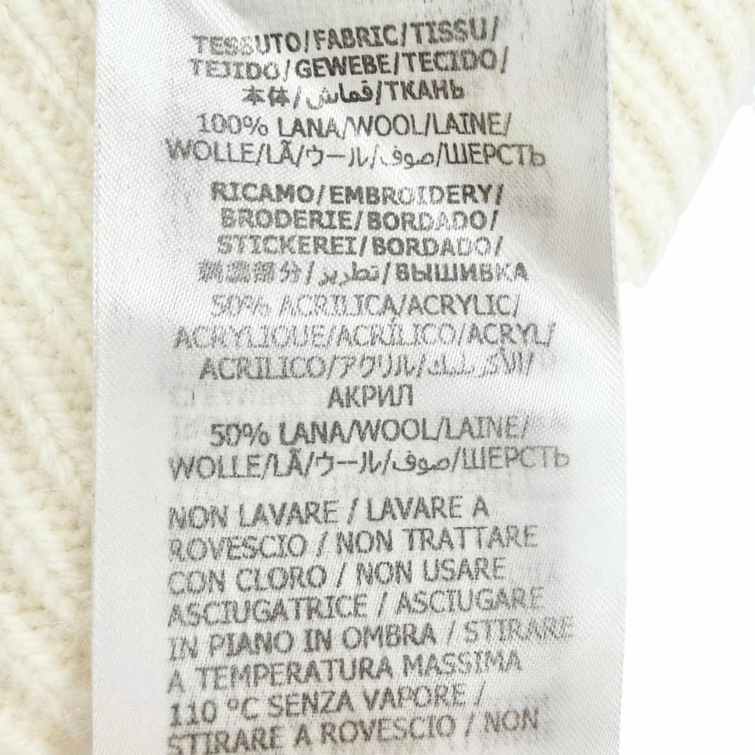 Excellent GUCCI×THE NORTH FACE knit Logo embroidery, sleeve zip design L 671689