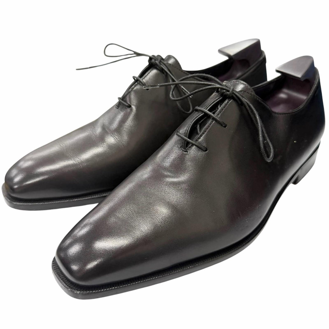 Great Berluti Dress shoes Alessandro Demmejur nero grigio leather mens 6