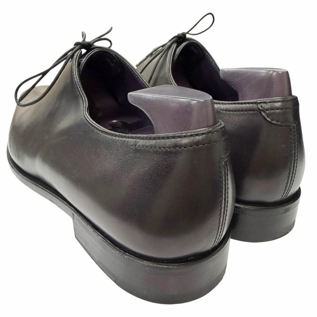 Great Berluti Dress shoes Alessandro Demmejur nero grigio leather mens 6