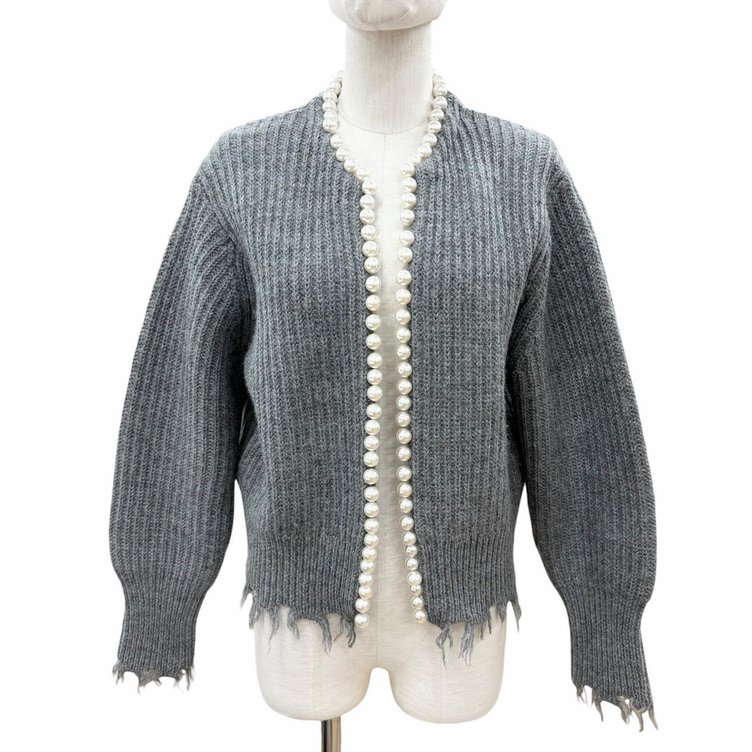 Excellent MADISONBLUE cardigan gray wool Women 00