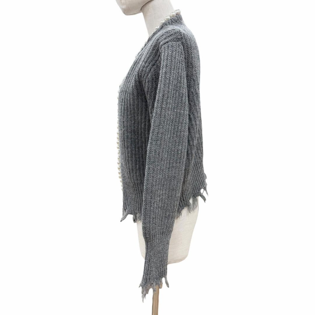 Excellent MADISONBLUE cardigan gray wool Women 00