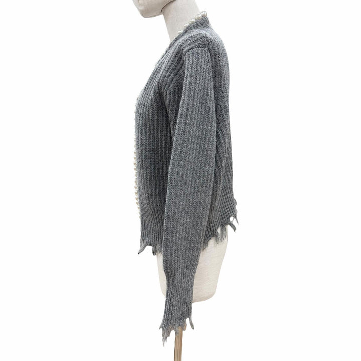 Excellent MADISONBLUE cardigan gray wool Women 00