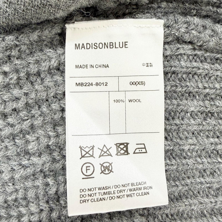 Excellent MADISONBLUE cardigan gray wool Women 00