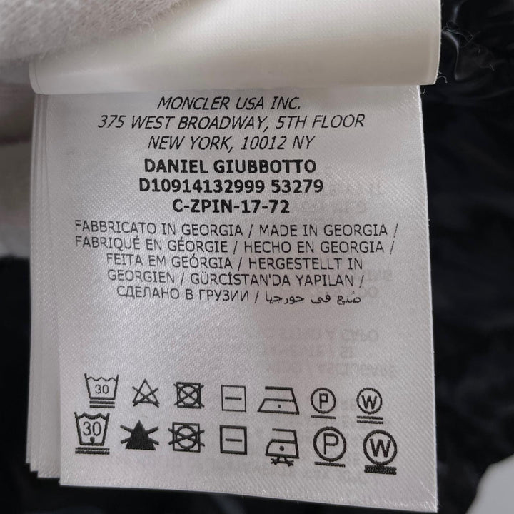 Great MONCLER Down jacket DANIEL Logo Patch - Turkish Roll Light black Nylon 0