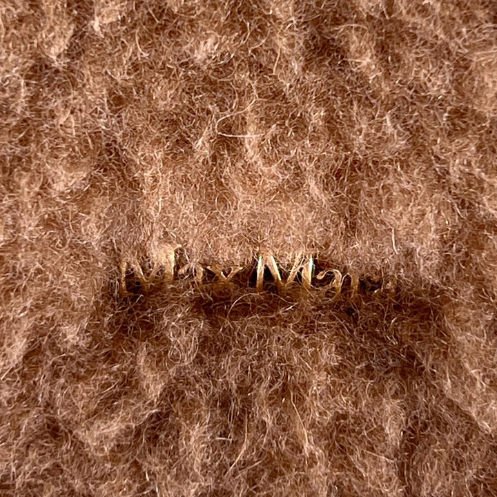 Excellent Max Mara Shoulder Bag Crossy Teddy Bear Brown Camel Women 14-72-60133