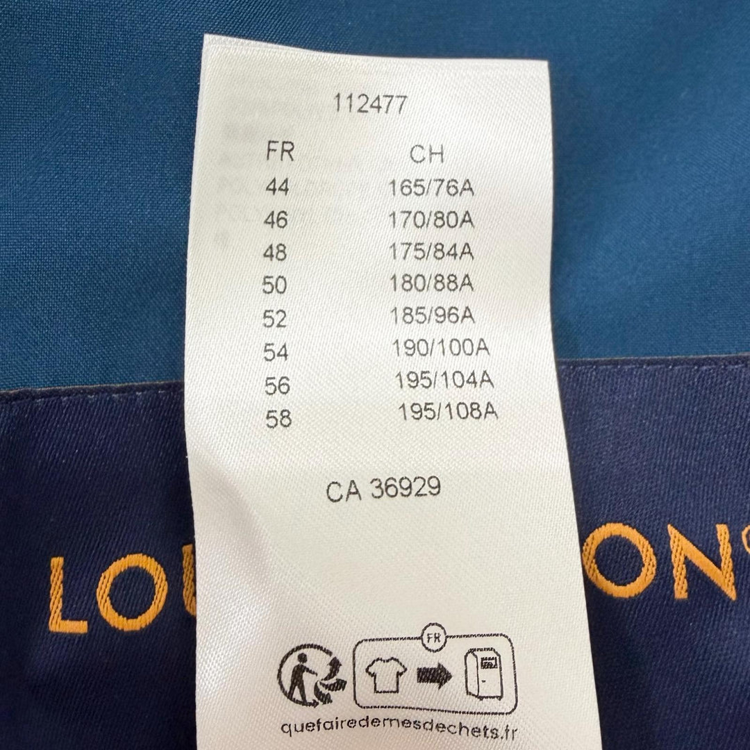 Pristine LOUIS VUITTON mountain hoodie Back LV logo hooded blue
