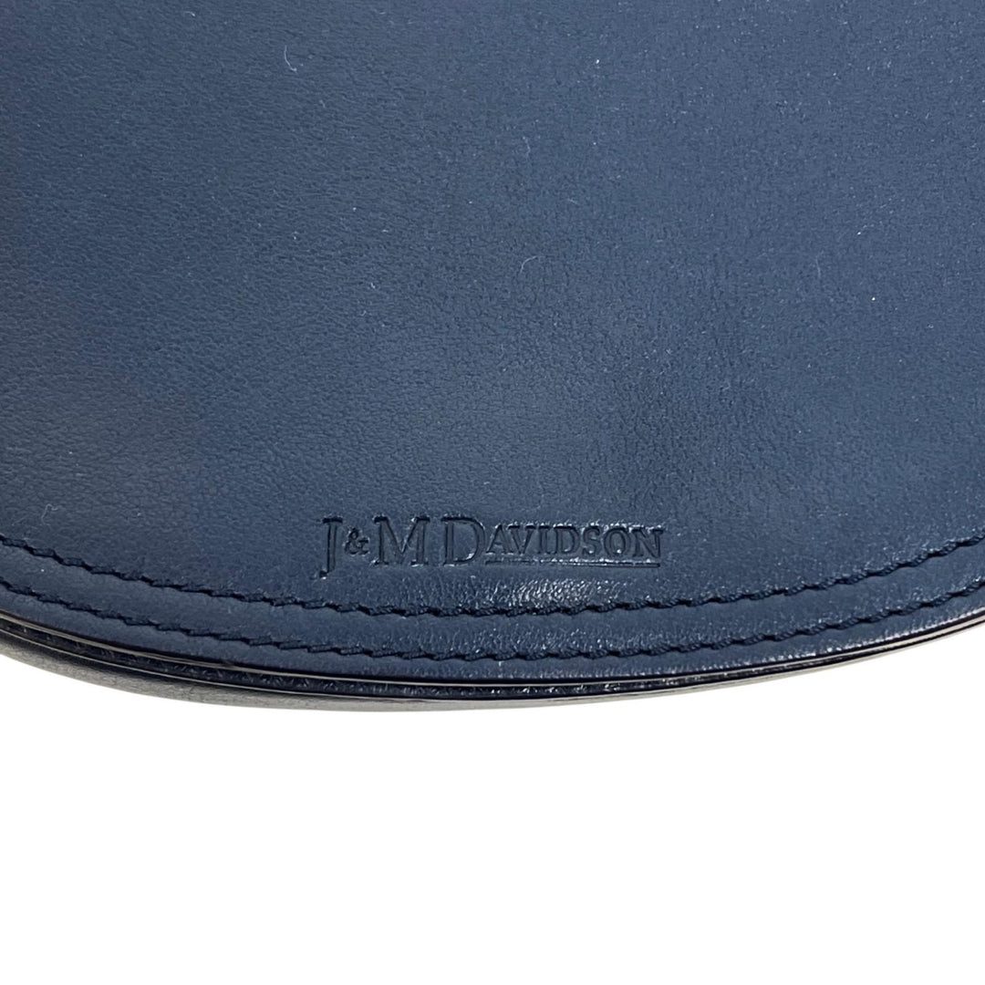 Pristine Shoulder Bag J&M Davidson genuine leather blue Calf leather Women 1841N