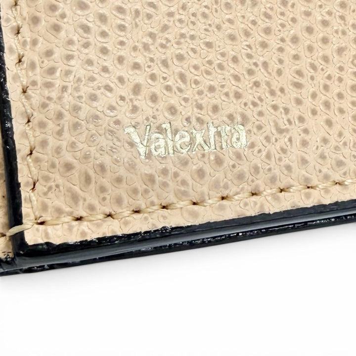 Great Valextra Bifold Wallet Double city wallet beige leather Women V9L32