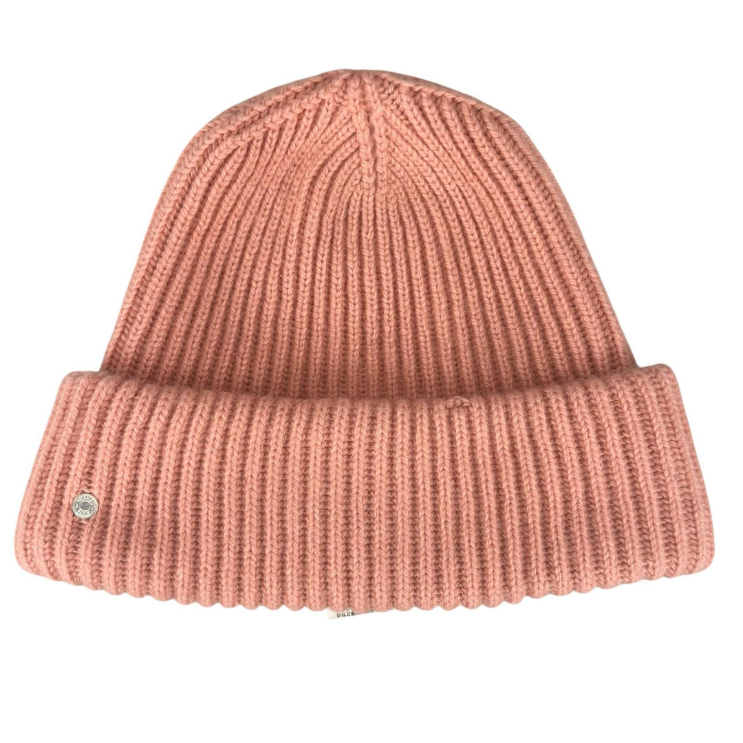 Excellent HERMES Knit cap Filipa Serie button pink cashmere Women M H222042N