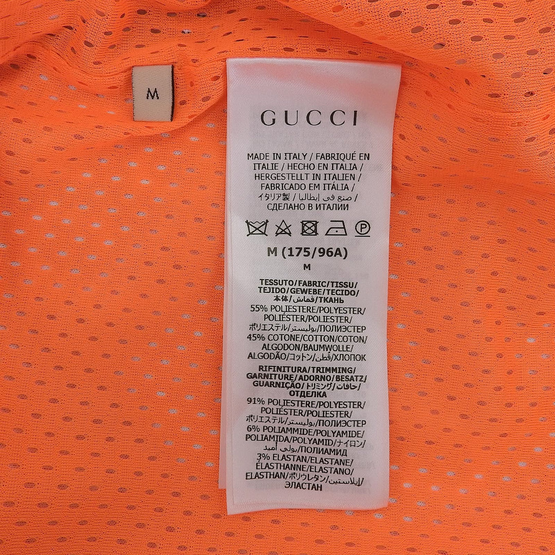 Excellent GUCCI Blouson Jumbo GG Technical Jersey Zip Jacket Navy mens M 701623