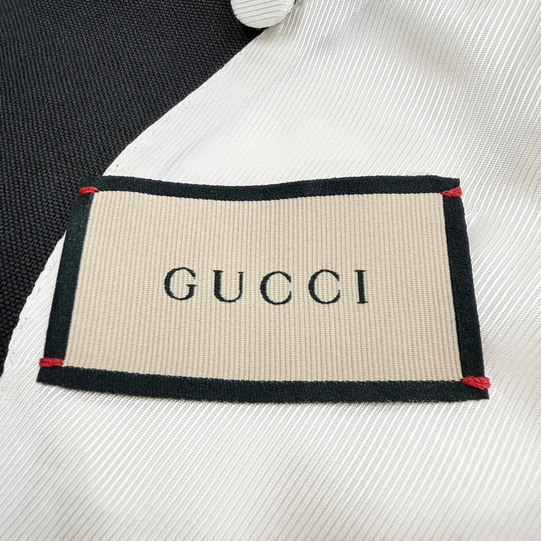 Pristine GUCCI tailored jacket Ivory wool mens 46 721467