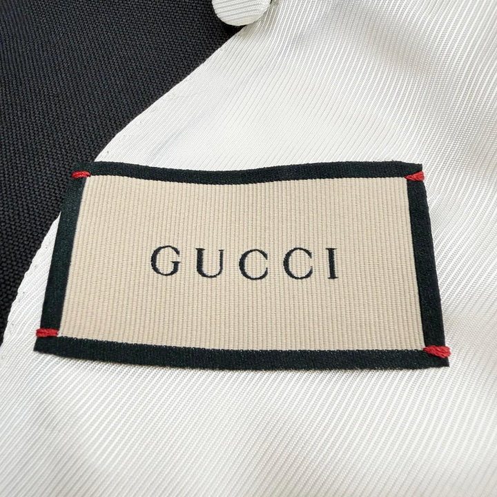 Pristine GUCCI tailored jacket Ivory wool mens 46 721467