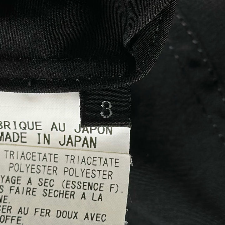 Great Y's one piece Ruffle Ribbon Detail Shirt black Triacetate Women 3