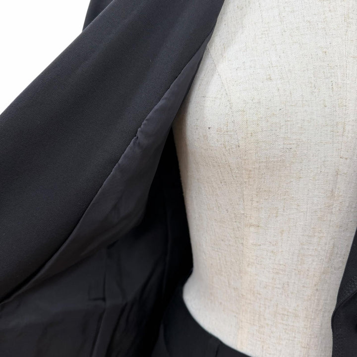 Excellent BURBERRY LONDON suit Jacket and skirt black wool Women