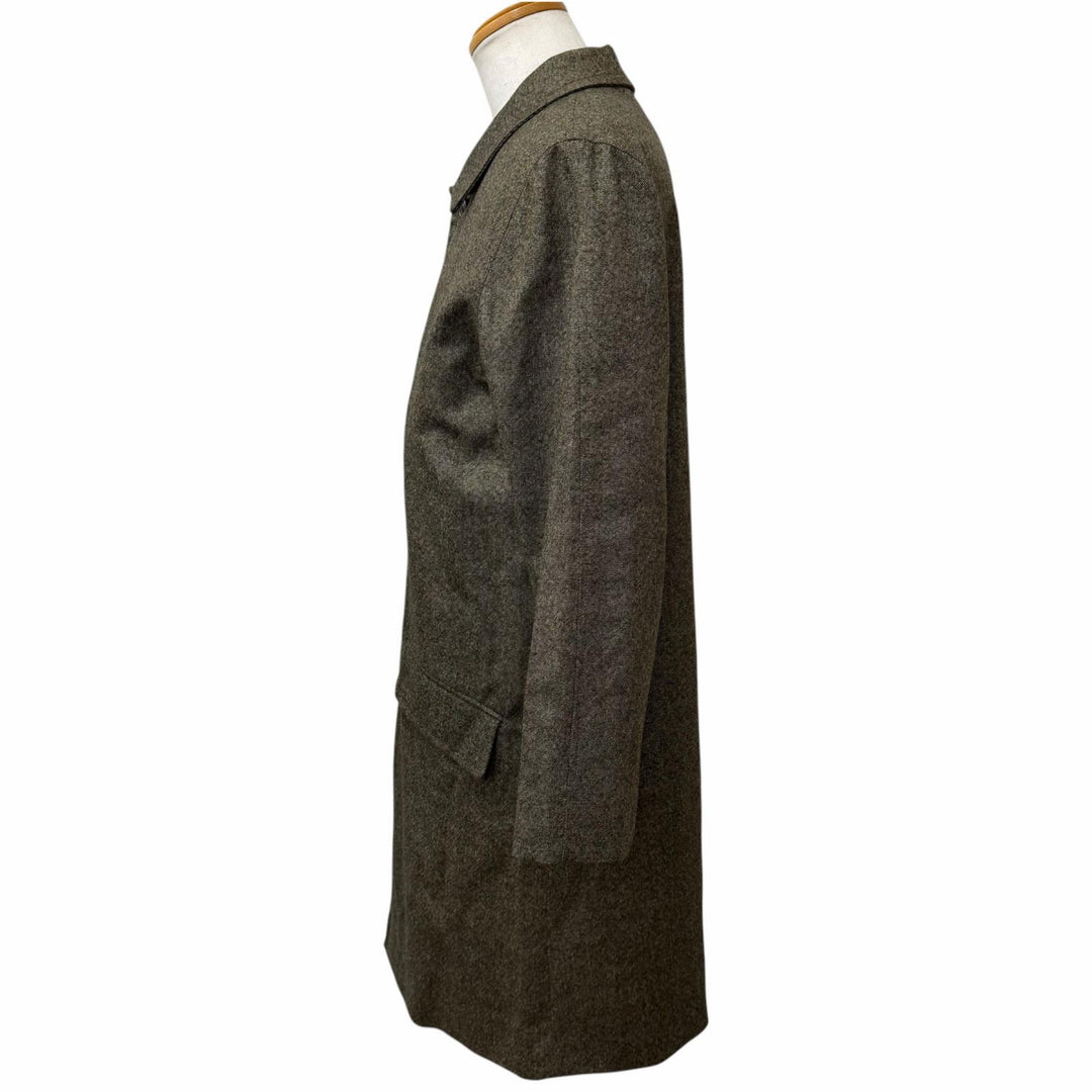 Excellent Dunhill coat Logo buttons, fly front, concealed