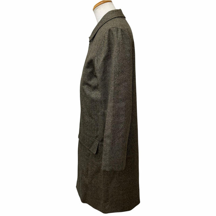 Excellent Dunhill coat Logo buttons, fly front, concealed