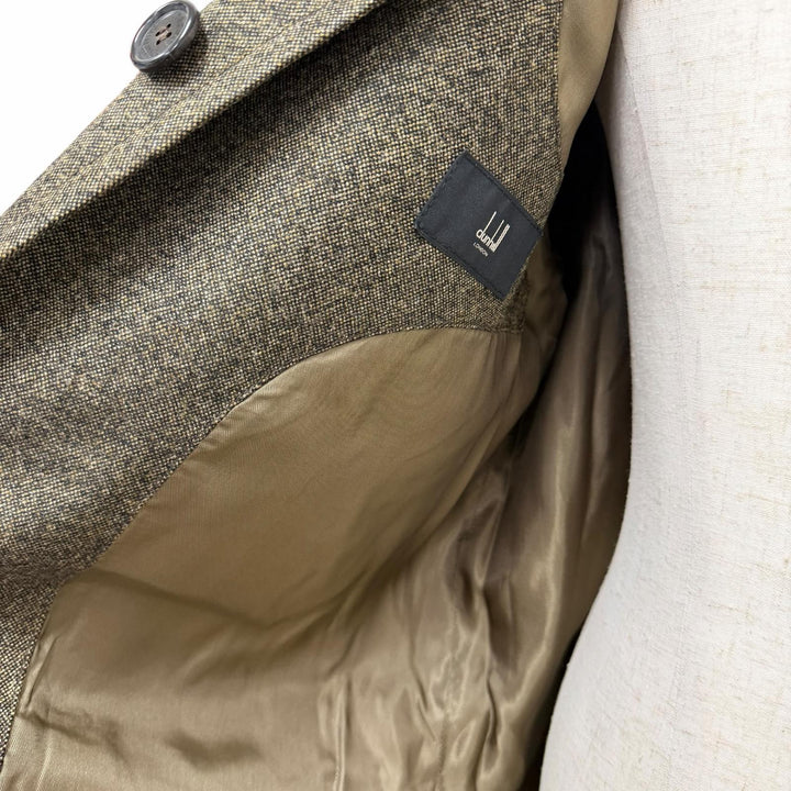 Excellent Dunhill coat Logo buttons, fly front, concealed