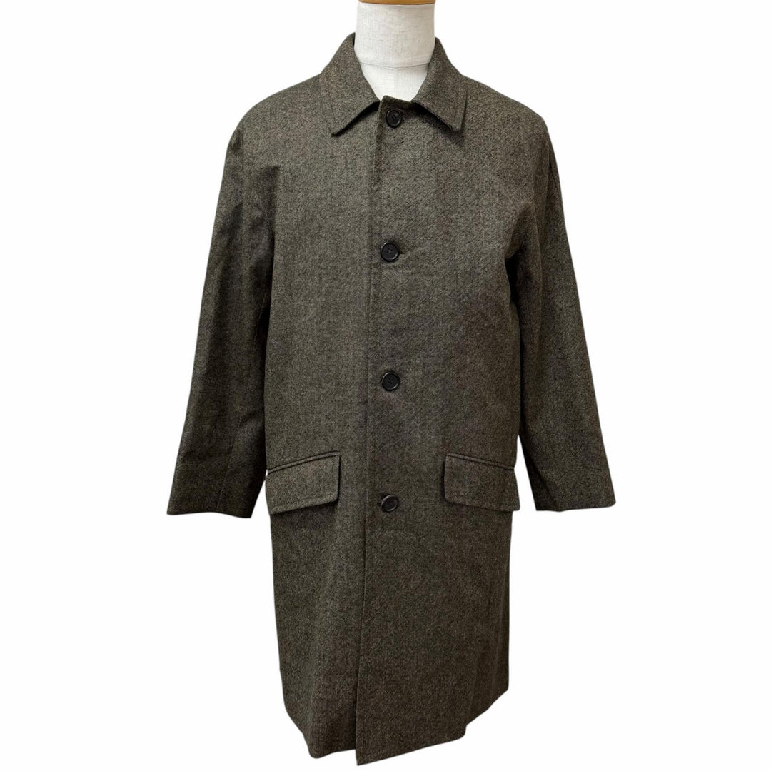 Excellent Dunhill coat Logo buttons, fly front, concealed