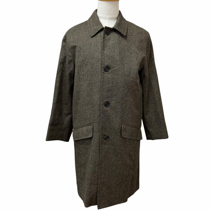 Excellent Dunhill coat Logo buttons, fly front, concealed
