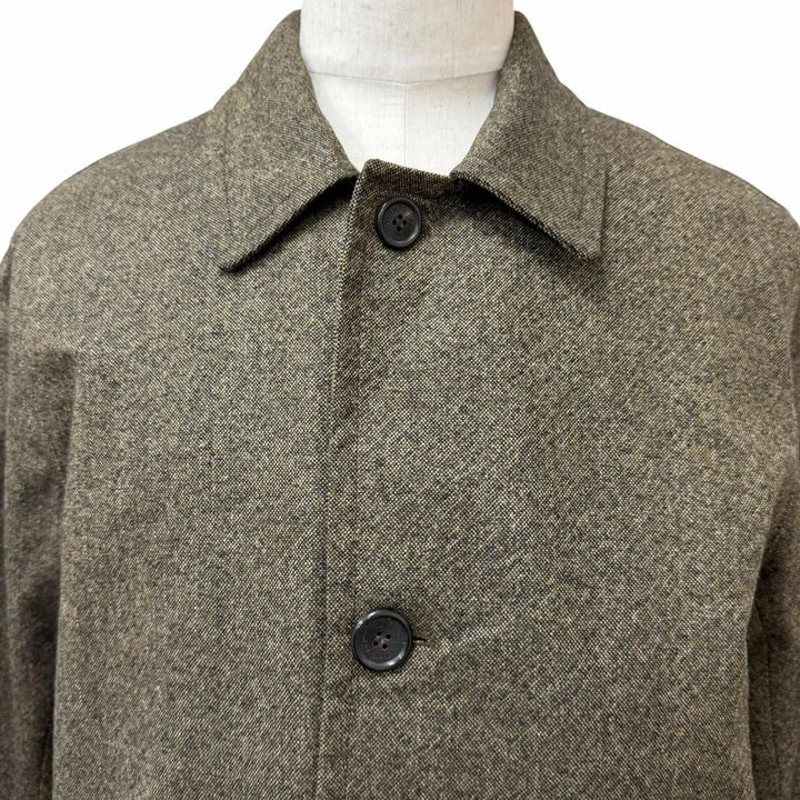 Excellent Dunhill coat Logo buttons, fly front, concealed