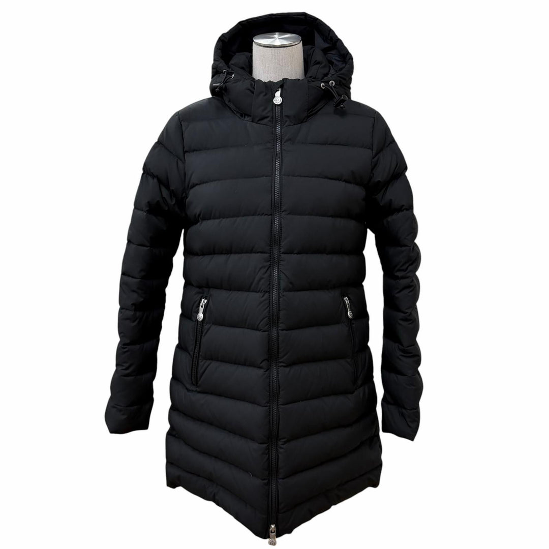 Great Pyrenex down coat SPOUTNIC LONG Logo patch and hood ZIP UP polyester 38