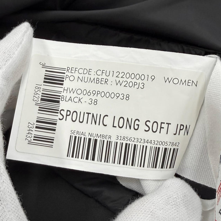 Great Pyrenex down coat SPOUTNIC LONG Logo patch and hood ZIP UP polyester 38