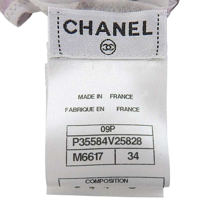 Excellent CHANEL one piece COCO Mark Multi cotton Women 34 P35584 09P