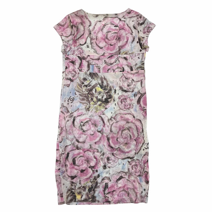 Excellent CHANEL one piece COCO Mark Multi cotton Women 34 P35584 09P