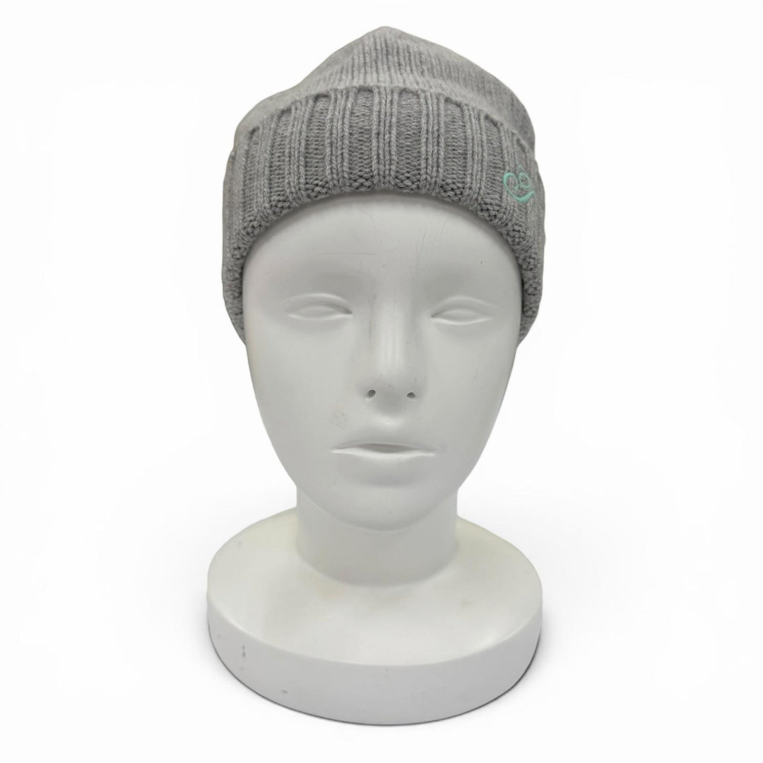 Pristine TIFFANY&Co. Scarf Scarf and knit cap set (2 pieces) gray cashmere Women