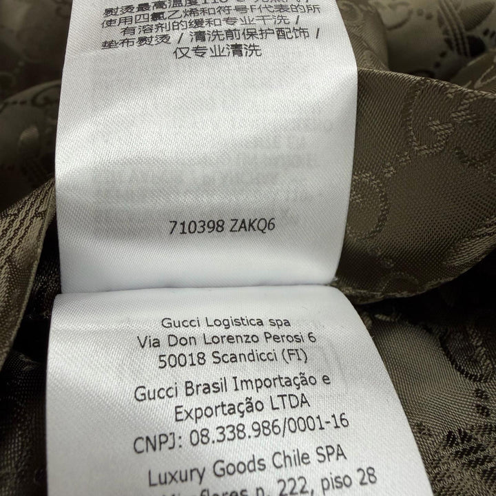 Pristine GUCCI adidas coat khaki wool mens 48 710398