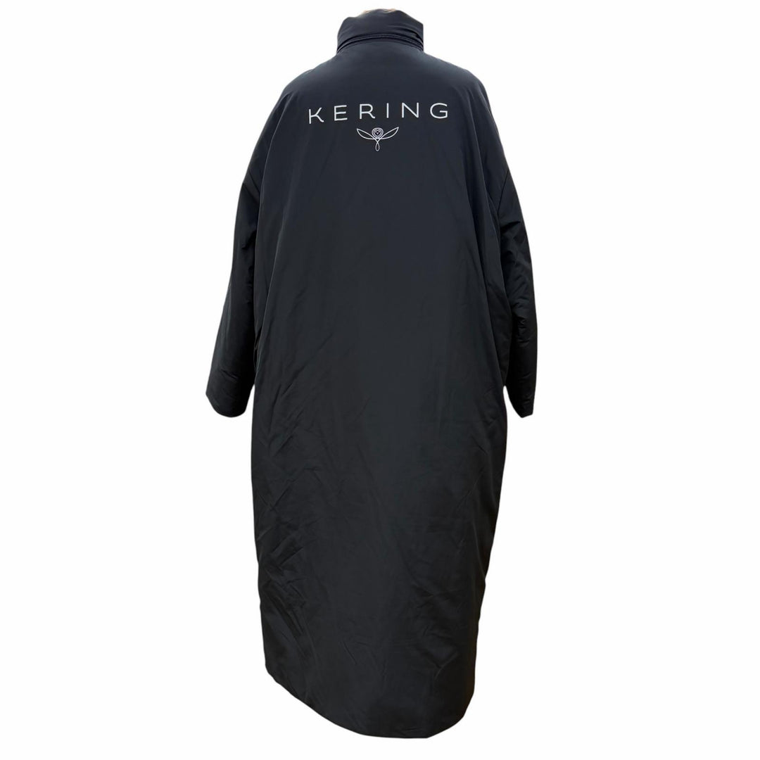 Excellent BALENCIAGA coat Kering Padded Raincoat black polyester mens 46 486299