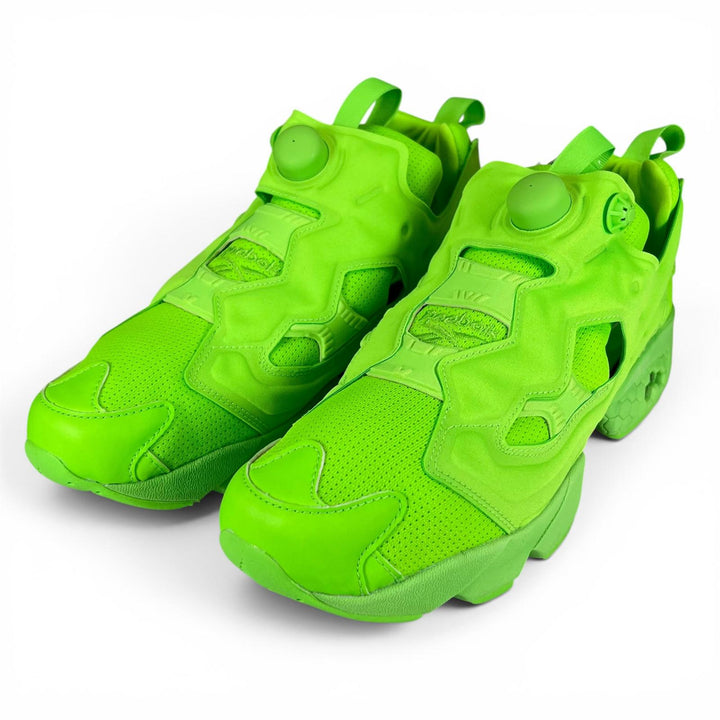 Pristine VETEMENTS Reebok sneakers Insta Pump Fury Neon green mens 28.5 CN8496