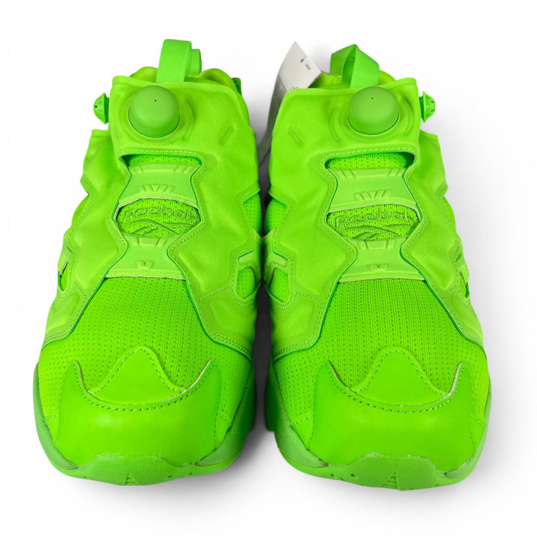 Pristine VETEMENTS Reebok sneakers Insta Pump Fury Neon green mens 28.5 CN8496