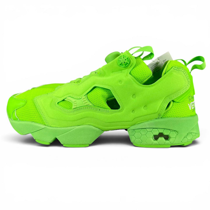 Pristine VETEMENTS Reebok sneakers Insta Pump Fury Neon green mens 28.5 CN8496