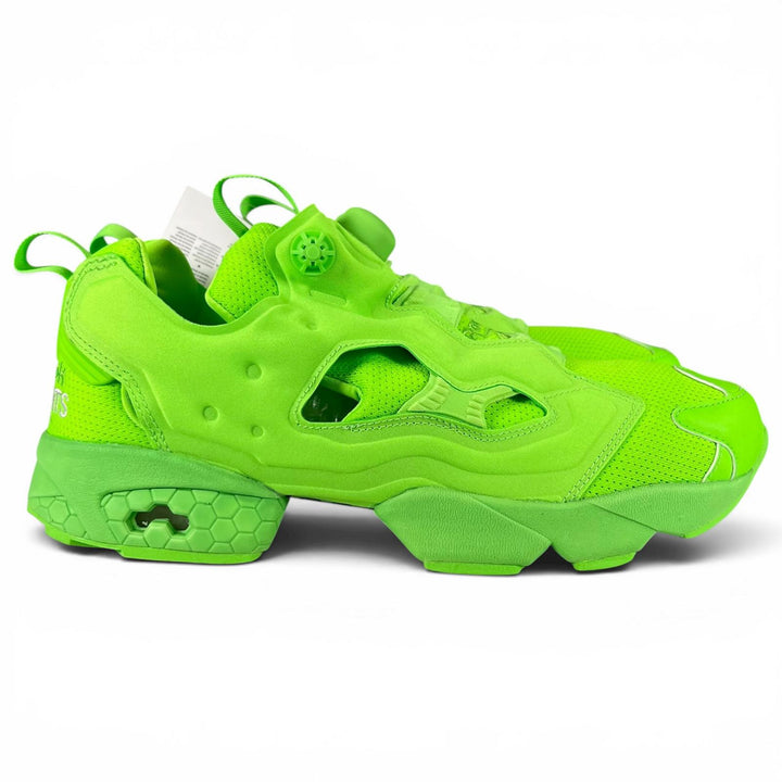 Pristine VETEMENTS Reebok sneakers Insta Pump Fury Neon green mens 28.5 CN8496