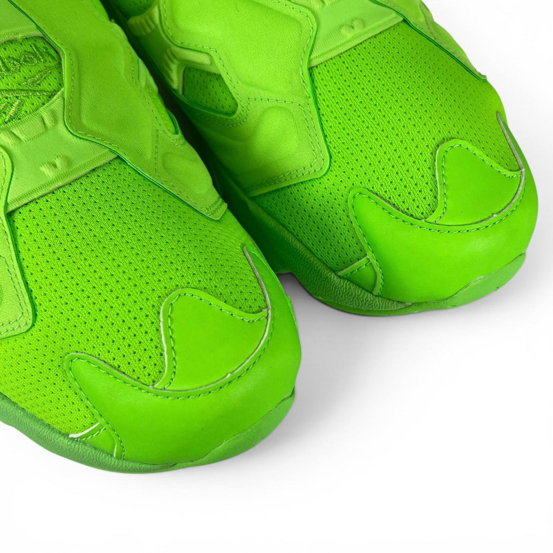 Pristine VETEMENTS Reebok sneakers Insta Pump Fury Neon green mens 28.5 CN8496