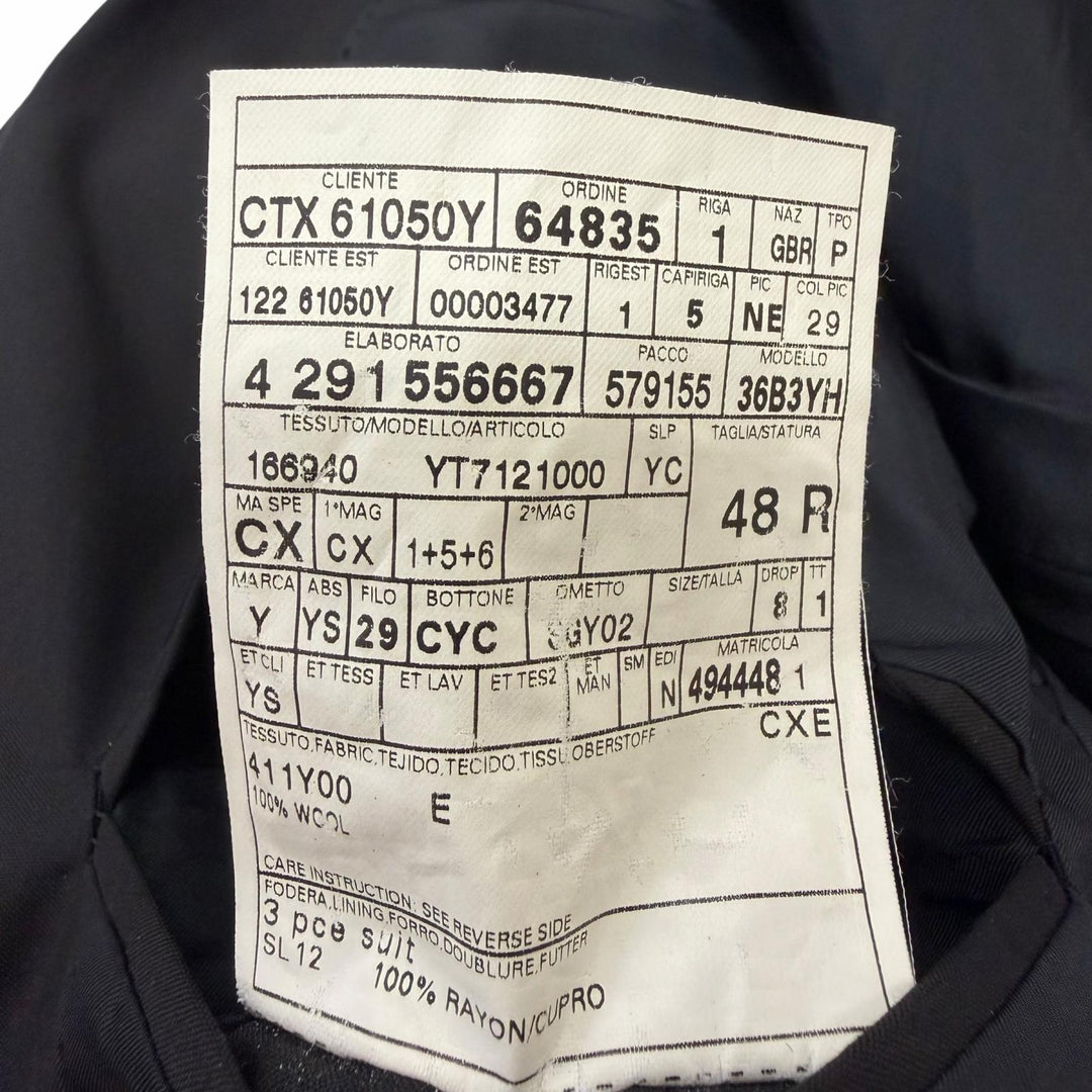 Great YVES SAINT LAURENT suit Tom Ford era Rive Gauche Big YSL three-piece suit