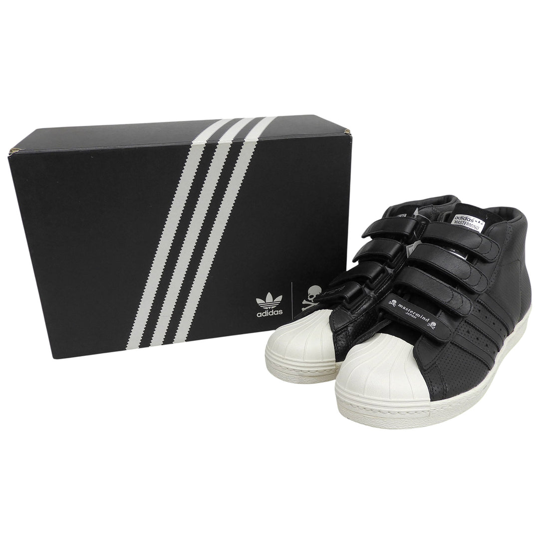 Pristine adidas mastermind JAPAN sneakers leather black mens 28.5 G95179