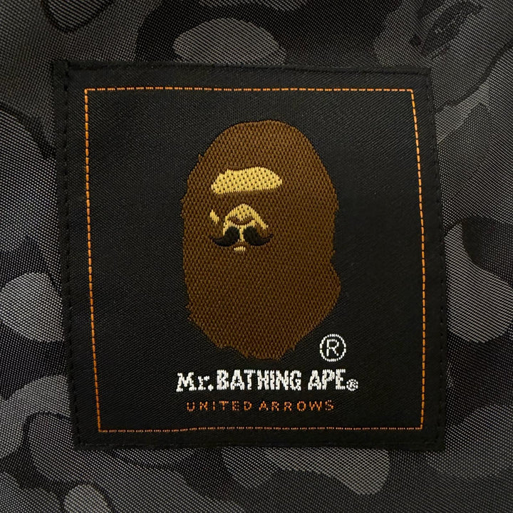 Excellent Mr BATHING APE suit Striped, camouflage-lined, three-piece suit